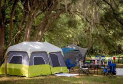 Family camping Florida Springs - March 2025