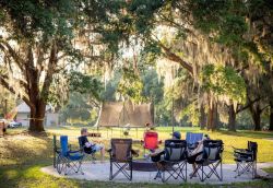 Family camping Florida Springs - March 2025