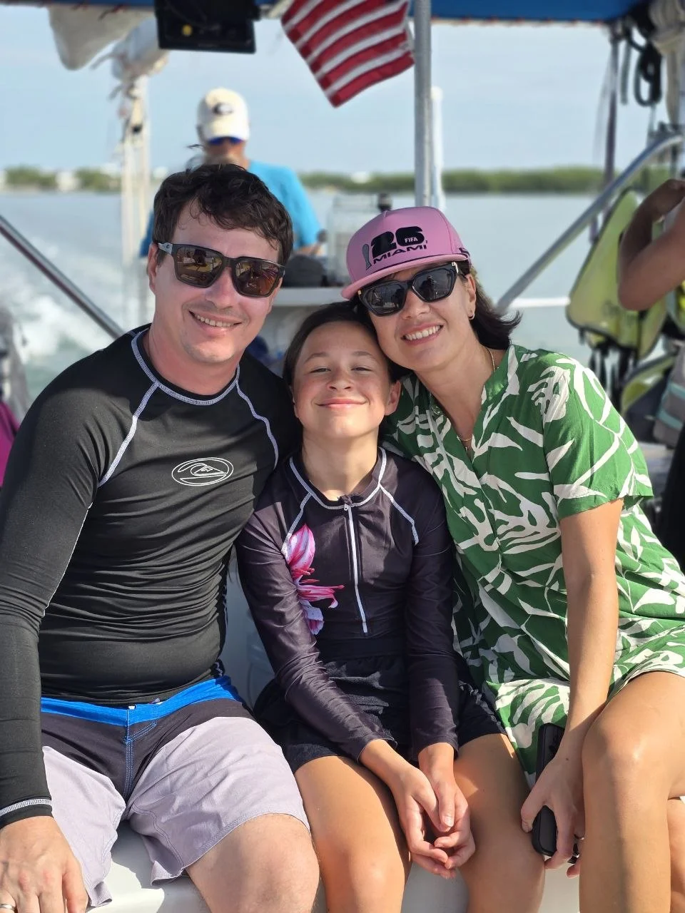 snorkeling key largo family